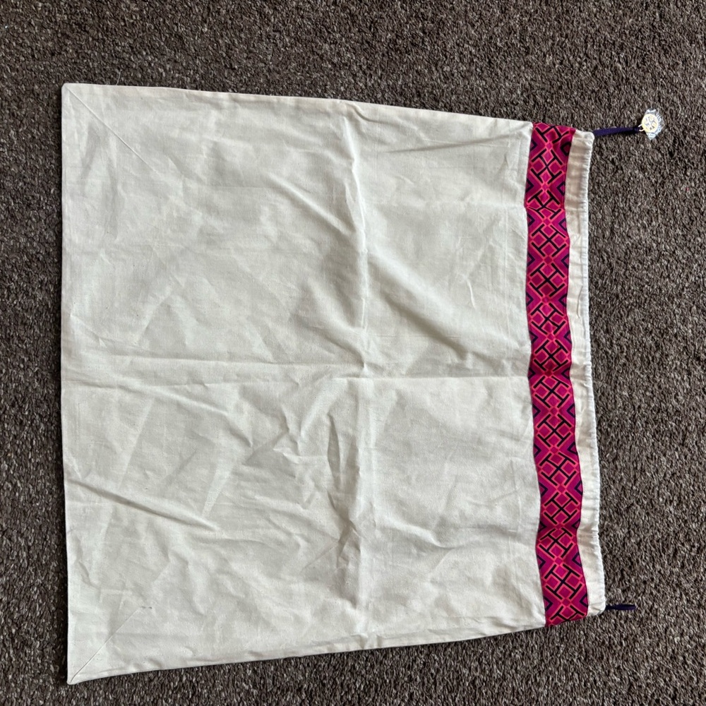 Tory Burch Cream and Pink Bag